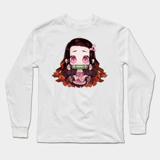 Nezuko Cute Long Sleeve T-Shirt